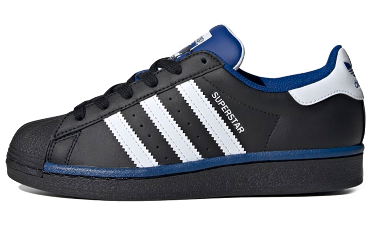 (Youth) adidas originals Superstar J 'Black Blue' FV3665