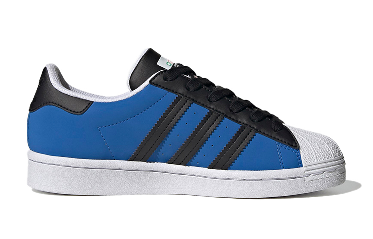 (Youth) adidas originals Superstar J 'Blue Black' 圖 2
