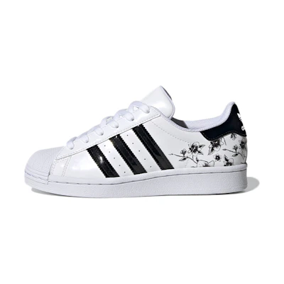 (Youth) adidas originals Superstar J 'White Black'