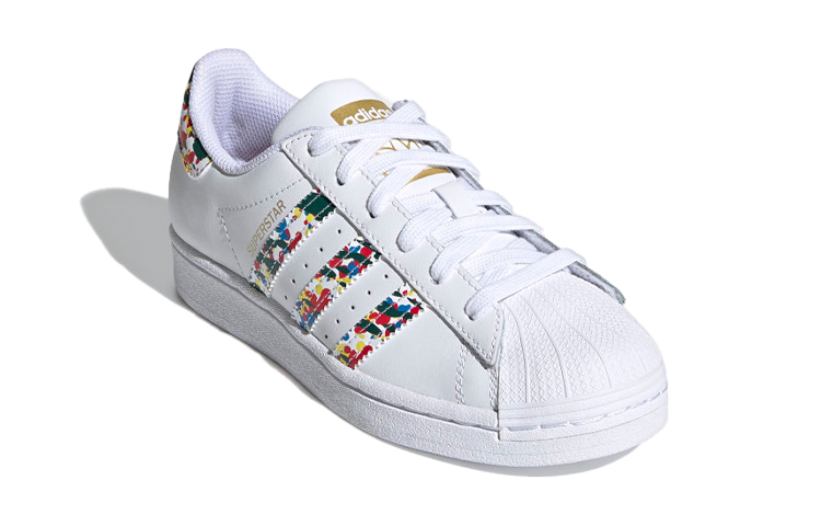 (Youth) adidas Originals Superstar Shoes 'White Multi-Color' 圖 3