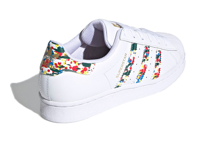(Youth) adidas Originals Superstar Shoes 'White Multi-Color' 圖 4