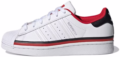 (Youth) adidas Originals Superstar J 'White Black Red' FX5892