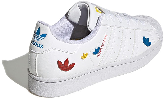 (JR) 아디다스 슈퍼스타 '화이트 옐로우 블루' GV8876 Shop (JR) 아디다스 슈퍼스타 '화이트 옐로우 블루' GV8876