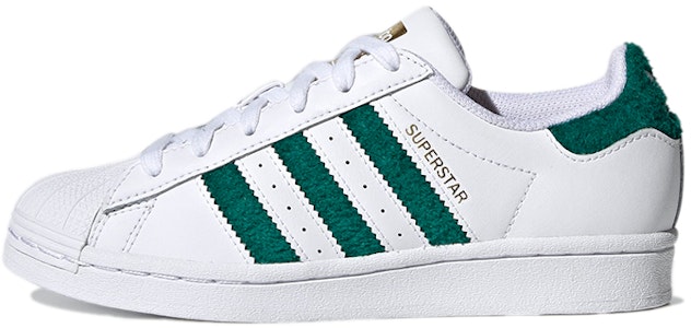 (JR) アディダス スーパースター J 白緑金 H03976 Buy (JR) アディダス スーパースター J 白緑金 H03976
