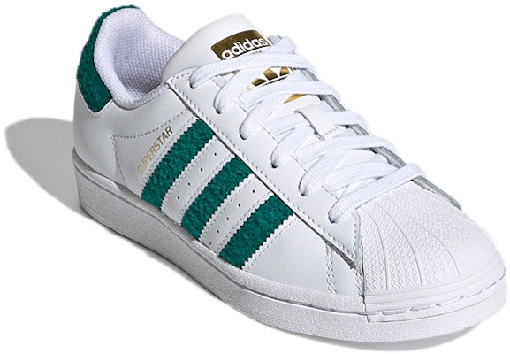 (JR) adidas Originals Superstar J 'Putih Hijau Emas' H03976 Lookbook (JR) adidas Originals Superstar J 'Putih Hijau Emas' H03976