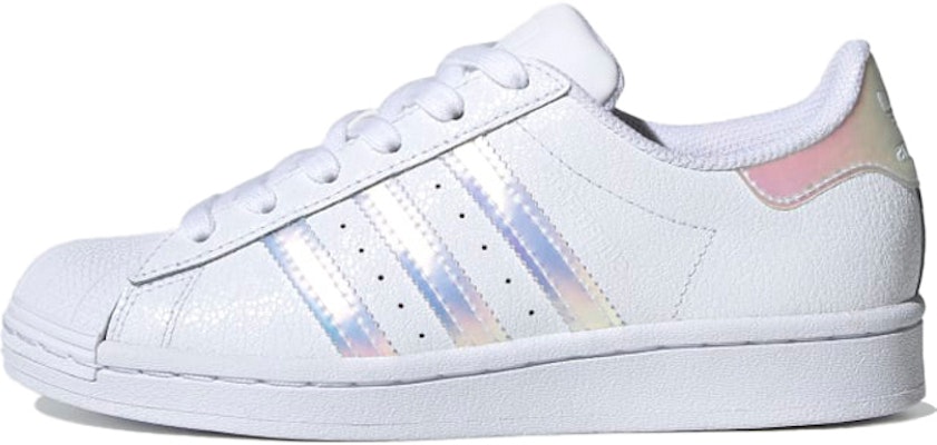 (JR) (청소년용) 아디다스 오리지널 슈퍼스타 슈즈 '화이트 메탈릭 실버' FW0813 FW0813 Buy (JR) (청소년용) 아디다스 오리지널 슈퍼스타 슈즈 '화이트 메탈릭 실버' FW0813 FW0813