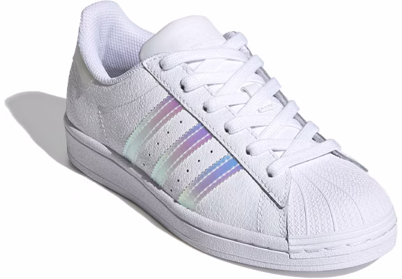 (JR) (청소년용) 아디다스 오리지널 슈퍼스타 슈즈 '화이트 메탈릭 실버' FW0813 FW0813 Lookbook (JR) (청소년용) 아디다스 오리지널 슈퍼스타 슈즈 '화이트 메탈릭 실버' FW0813 FW0813
