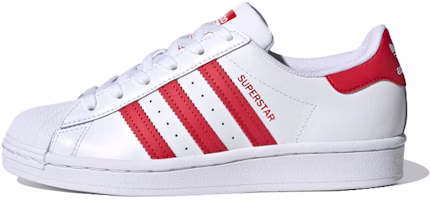 (Youth) adidas Superstar J 'White Scarlet' FW8293 (Youth) adidas Superstar J 'White Scarlet' FW8293