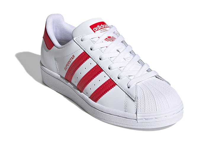 (Youth) adidas Superstar J 'White Scarlet' 圖 3