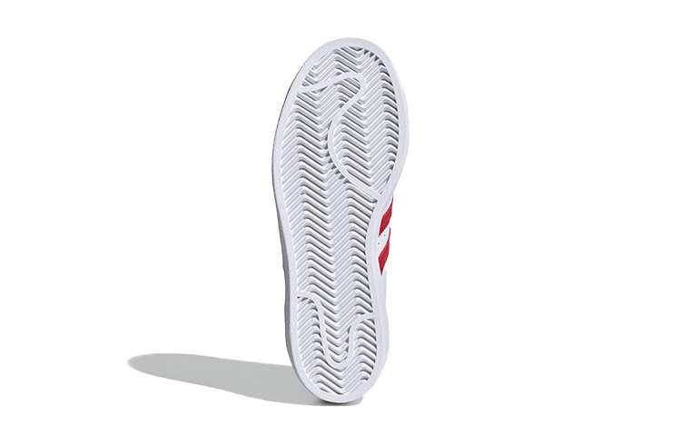 (Youth) adidas Superstar J 'White Scarlet' 圖 6