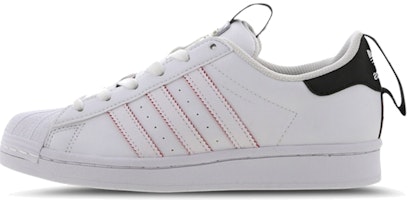 (Youth) adidas originals Superstar J 'White Red Black' FW6781 (Youth) adidas originals Superstar J 'White Red Black' FW6781