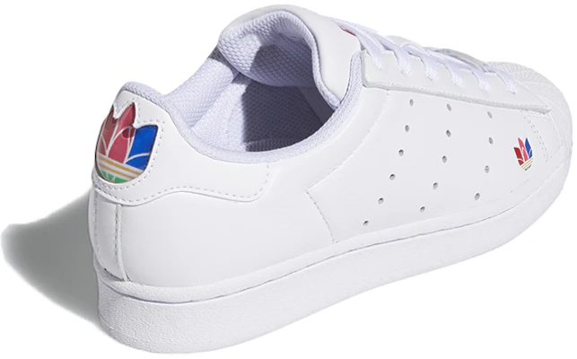 (JR) adidas Originals Superstar Pure 'Blanco Rojo Azul' Zapatillas FZ2211 Shop (JR) adidas Originals Superstar Pure 'Blanco Rojo Azul' Zapatillas FZ2211
