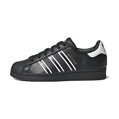 (Youth) adidas Originals Superstar Shoes 'Black White'
