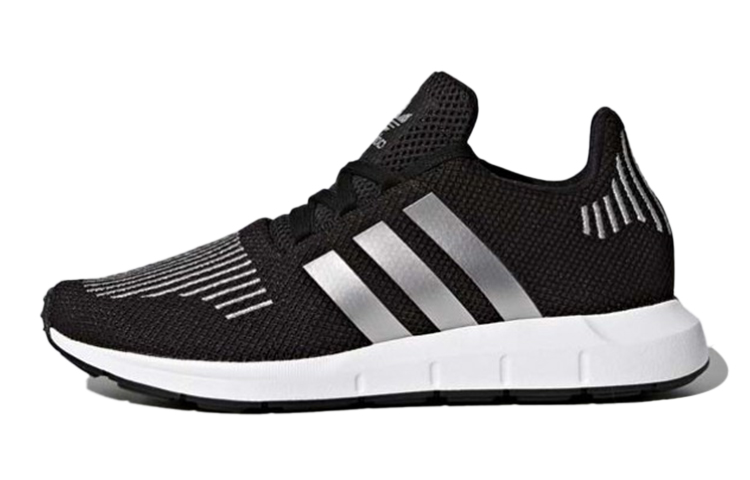 (Youth) adidas Originals Swift Run J 'Black Silver' CQ2597