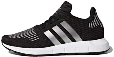 (Youth) adidas Originals Swift Run J 'Black Silver' CQ2597 (Youth) adidas Originals Swift Run J 'Black Silver' CQ2597