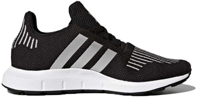 (Youth) adidas Originals Swift Run J 'Black Silver' CQ2597 Order (Youth) adidas Originals Swift Run J 'Black Silver' CQ2597