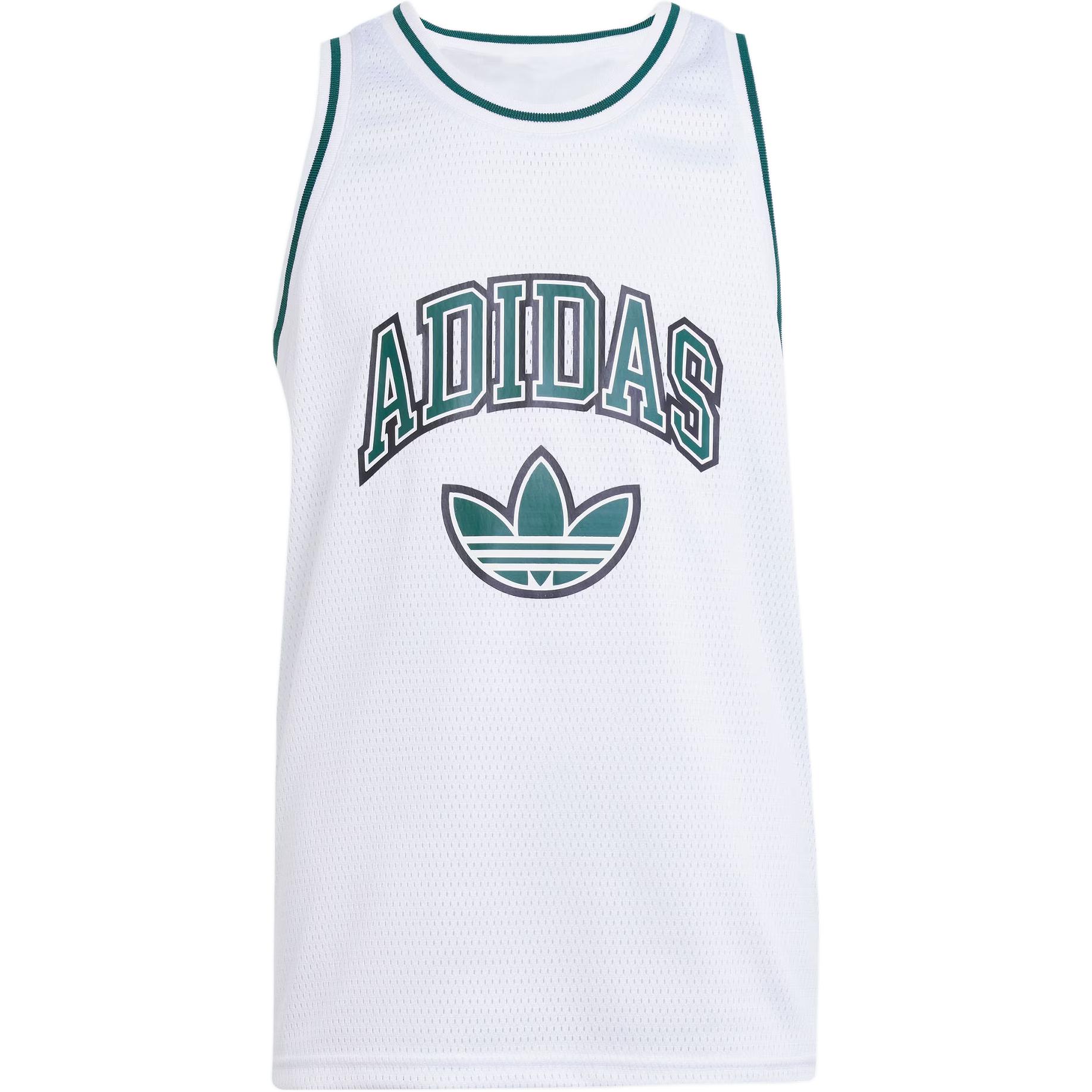 (Youth) adidas Originals Tank Top Youth Sleeveless Logo Classic Sportswear - White JW1980