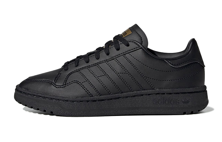 (Youth) adidas originals Team Court J 'Black' EF6808