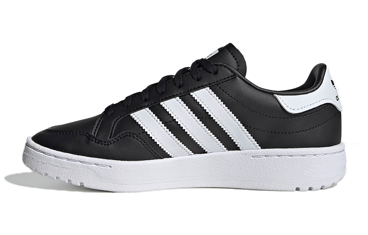 (Youth) adidas originals Team Court J 'Black White' EF6810
