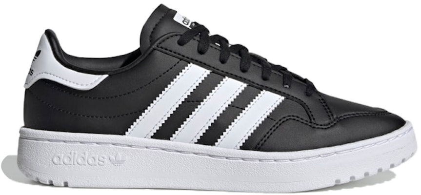 (Youth) adidas originals Team Court J 'Black White' EF6810 Order (Youth) adidas originals Team Court J 'Black White' EF6810