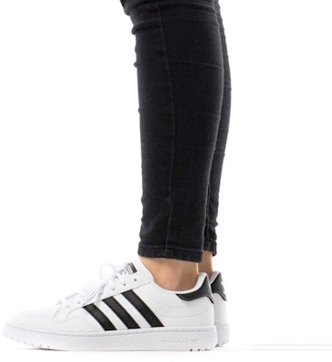 (Youth) adidas originals Team Court J 'White Black' EF6815 Sizing (Youth) adidas originals Team Court J 'White Black' EF6815
