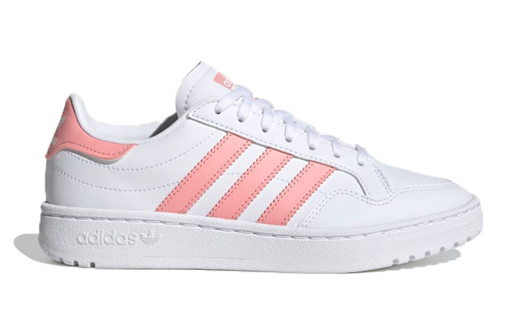 Order (JR) adidas Originals Team Court J ''Weiß Rosa'' EG9089