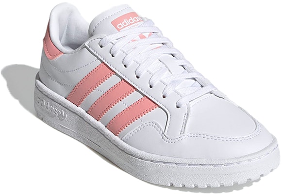 (Youth) adidas originals Team Court J 'White Pink' EG9089 Lookbook (Youth) adidas originals Team Court J 'White Pink' EG9089
