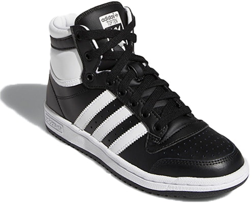 (Youth) adidas Originals Top Ten J High 'Black White' FW4998 Lookbook (Youth) adidas Originals Top Ten J High 'Black White' FW4998