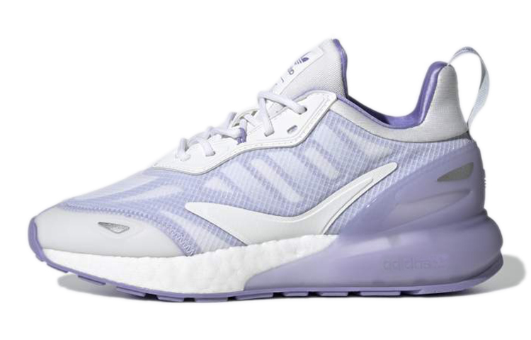 (Youth) adidas Originals ZX 2K Boost 2.0 'White Purple' GZ3266