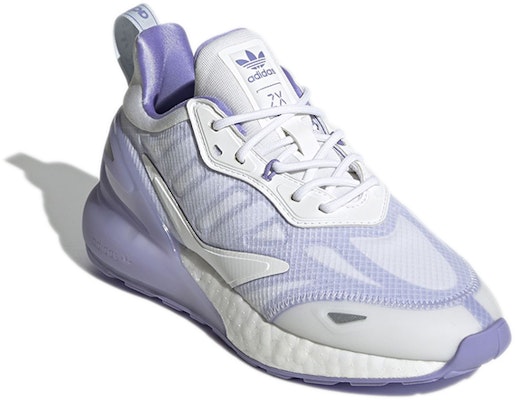 (Youth) adidas Originals ZX 2K Boost 2.0 'White Purple' GZ3266 Lookbook (Youth) adidas Originals ZX 2K Boost 2.0 'White Purple' GZ3266