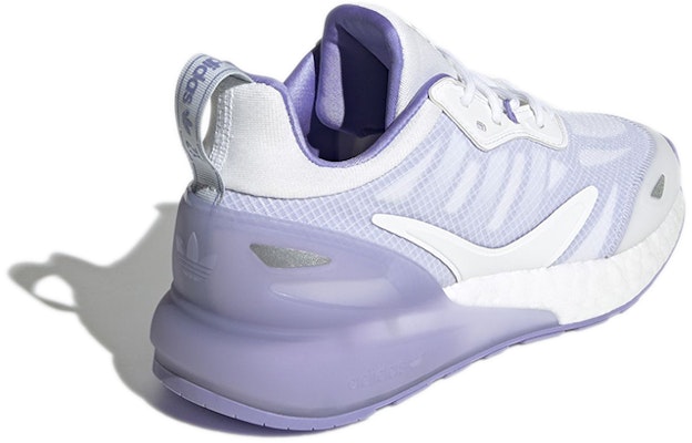 (Youth) adidas Originals ZX 2K Boost 2.0 'White Purple' GZ3266 Shop (Youth) adidas Originals ZX 2K Boost 2.0 'White Purple' GZ3266