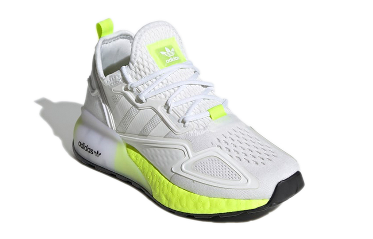 (Youth) adidas Originals ZX 2K Boost 'White Yellow' 圖 3