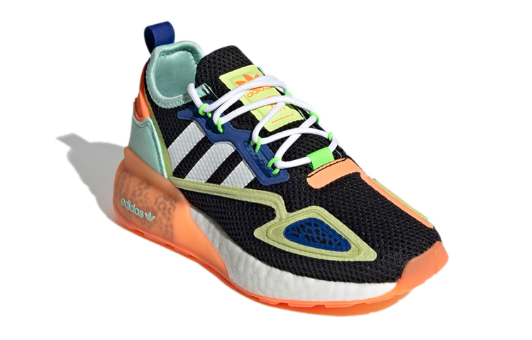 (PS) adidas originals ZxX 2K Boost J 'Black Orange Blue' 圖 3
