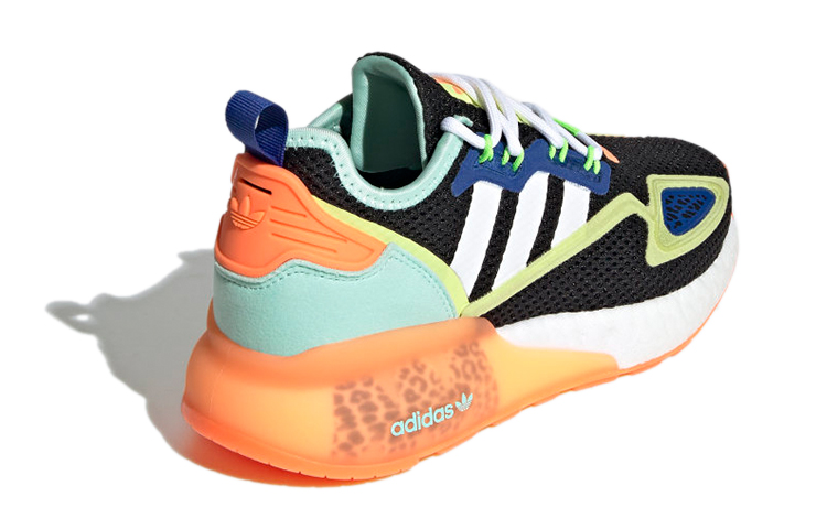 (PS) adidas originals ZxX 2K Boost J 'Black Orange Blue' 圖 4