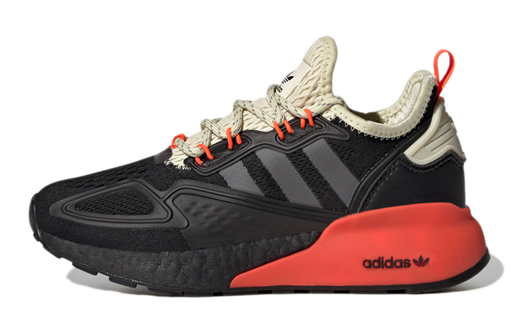(Youth) adidas Originals ZX 2K Boost J 'Black Red' FW1928