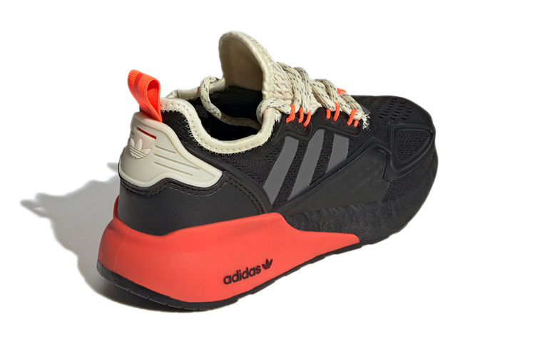 Lookbook 大童 adidas originals Zx 2k Boost J 耐磨防滑跑鞋 黑紅