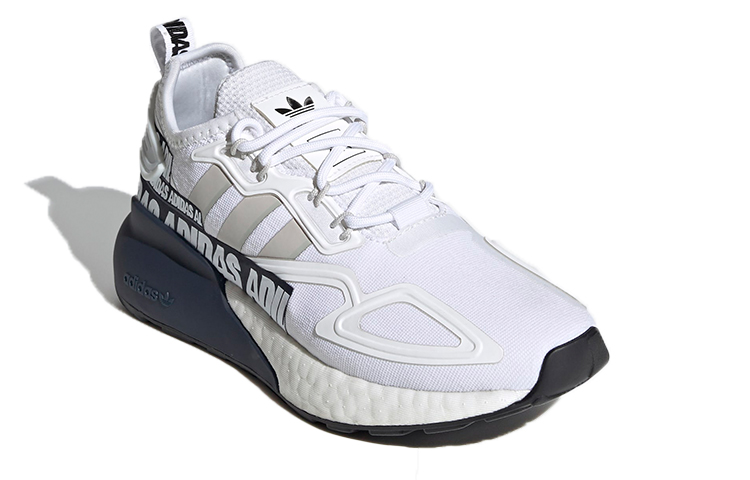 Lookbook 大童 adidas Originals ZX 2K Boost J 白灰藍