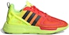 (JR) adidas Originals ZX 2K Flux J 'Oren Hijau Hitam' FV8594