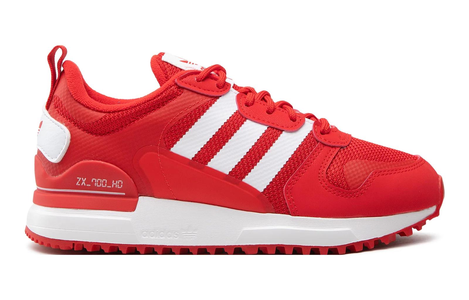 (Youth) adidas Originals ZX 700 XD J 'White Red' 圖 2