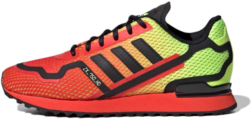 Buy Youth adidas Originals ZX 750 HD J Red Yellow Black FV8592 Novelship
