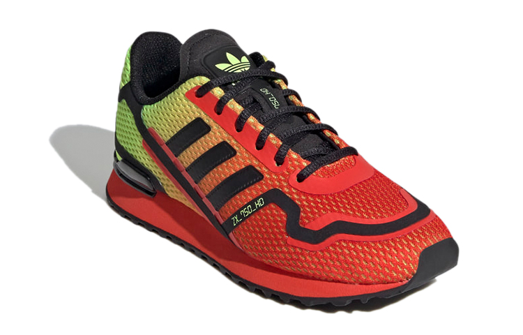 (Youth) adidas Originals ZX 750 HD J 'Red Yellow Black' 圖 3