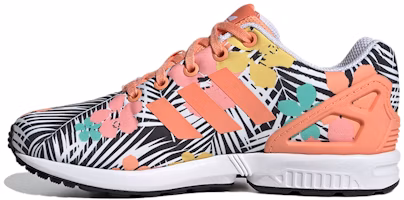 (Youth) adidas originals Zx Flux J 'Black White Orange' EG4116 (Youth) adidas originals Zx Flux J 'Black White Orange' EG4116