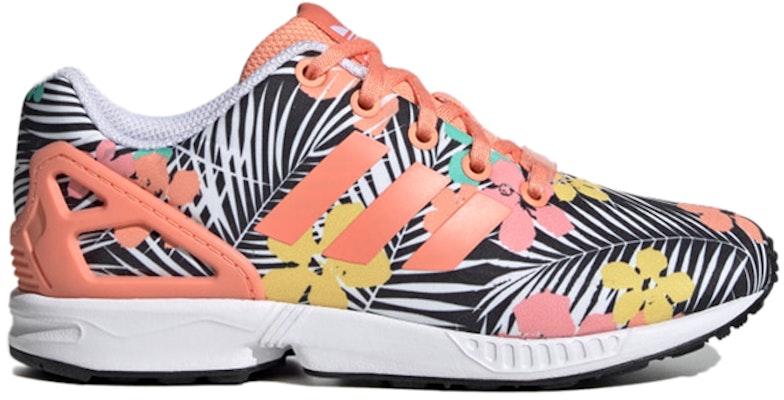 (JR) adidas Originals ZX Flux J 'Hitam Putih Jingga' EG4116 Order (JR) adidas Originals ZX Flux J 'Hitam Putih Jingga' EG4116