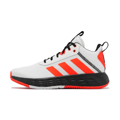 (Youth) adidas Own The Game 2.0 J 'White Solar Red'