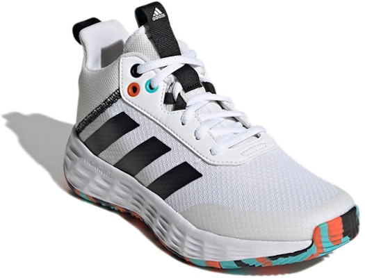 (Youth) adidas Ownthegame 2.0 'Black White H01556 Lookbook (Youth) adidas Ownthegame 2.0 'Black White H01556