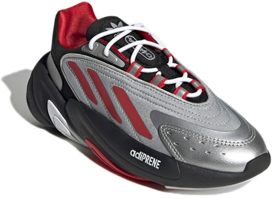 (Youth) adidas Ozelia J 'Scarlet Silver Metallic' GX3625 Lookbook (Youth) adidas Ozelia J 'Scarlet Silver Metallic' GX3625