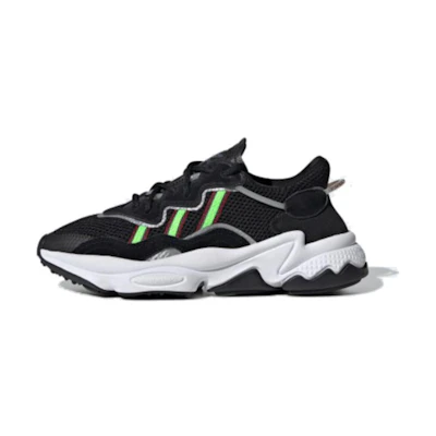 (Youth) adidas Ozweego J 'Black Solar Green'