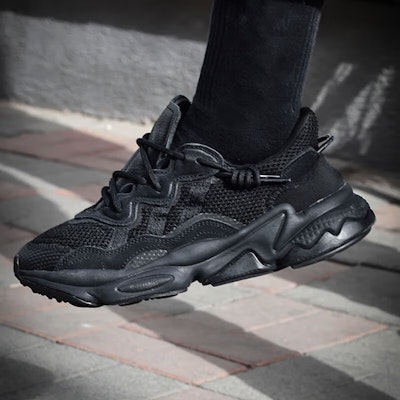 (Youth) adidas Ozweego J 'Core Black' EE7775 Lookbook (Youth) adidas Ozweego J 'Core Black' EE7775