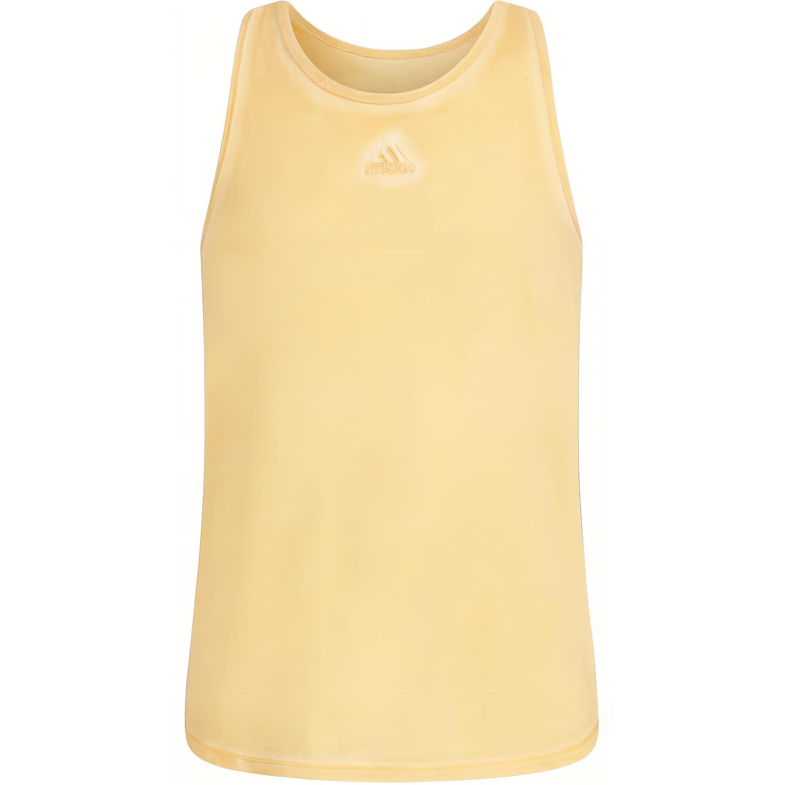(Youth) adidas Plain Versatile Tank Top Pale Yellow Youth IR4756