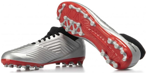 兒童 adidas Predator 19.3 AG 舒適 耐磨 兒童足球鞋 銀黑色 Lookbook 兒童 adidas Predator 19.3 AG 舒適 耐磨 兒童足球鞋 銀黑色